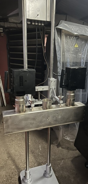 Система термоусадки термоколпачков (воздушный термотуннель)