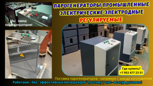 Парогенераторы промышленные электрические электродные