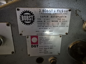 Высекальный пресс BOBST SP1080E