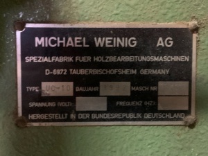 Угловой центр Weinig Unicontrol 10