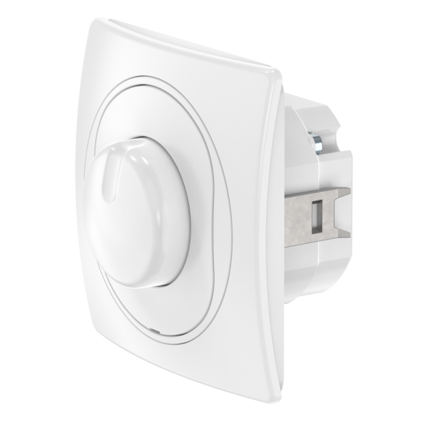 Диммер скрытой установки CADUCEUS ALING EON, поворотно-нажимной, LED 1-100Вт, универсальный