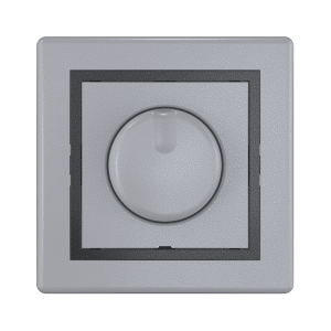 Диммер скрытой установки CADUCEUS ALING PRESTIGE поворотно-нажимной, LED 1-100Вт, универсальный