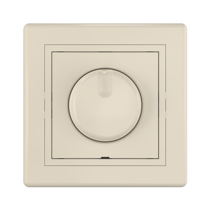 Диммер скрытой установки CADUCEUS ALING PRESTIGE поворотно-нажимной, LED 1-100Вт, универсальный