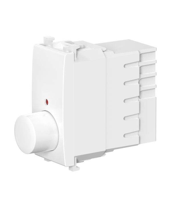 Диммер CADUCEUS ALING EXPERIENCE для скрытой проводки, проходной, поворотно-нажимной, с индикацией, 40-300ВА, 230В~