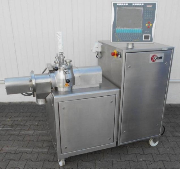 Лабораторно-пилотный смесительный аппарат Glatt Type VG 5-C (5 л / 1–3+ кг)
