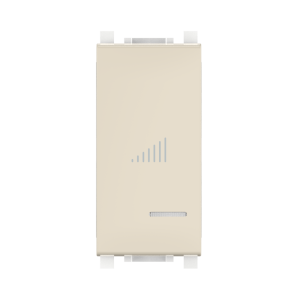 Диммер CADUCEUS ALING EXPERIENCE для скрытой проводки, LED, кнопочный, с индикацией, 200Вт, 230В~