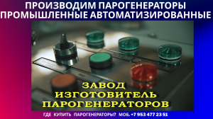 Парогенераторы промышленные автоматизированные