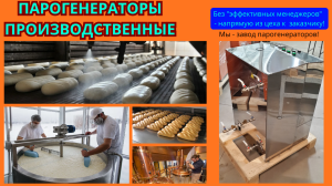 Парогенераторы промышленные производственные