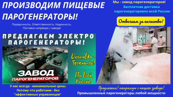Пищевой парогенератор купить
