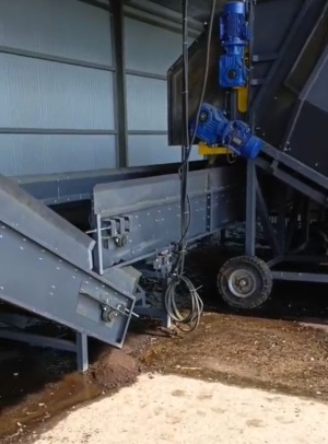 Линия производства почвогрунтов, почвосмесей, линия смешивания грунтов, линия переработки