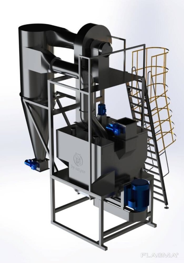 Линия переработки компоста, куриного помета, сапропеля в гранулу