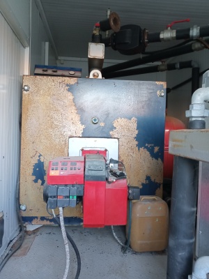 Энергоустановка для подогрева, отопления, при производстве ЖБИ