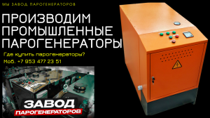 Промышленный парогенератор купить Москва