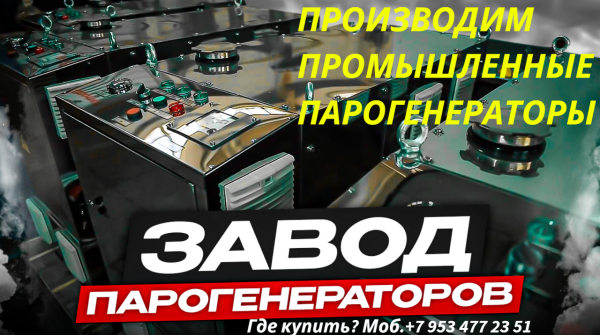 Парогенератор промышленный купить в Спб