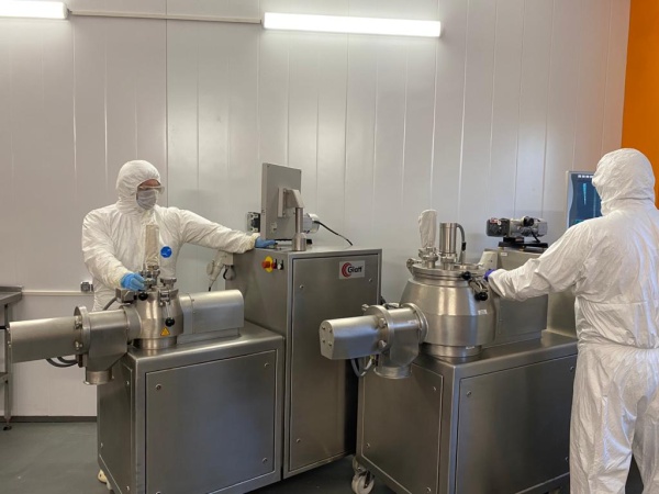 Промышленный смесительно-грануляционный аппарат Glatt VG 25-C (25 л)