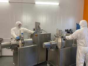 Промышленный смесительно-грануляционный аппарат Glatt VG 25-C (25 л)