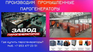 Промышленный парогенератор купить Москва
