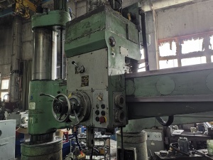 Станок радиально сверлильный 2а554 после ревизии