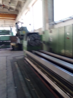 Токарный WOHLENBERG с ЧПУ 840D рмц 10000м диаметр обработки 1200мм