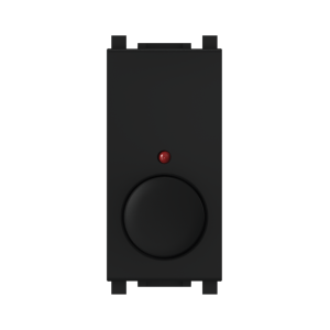 Диммер поворотно-нажимной для индуктивной нагрузки с индикацией 40-300ВА, 230В~, 1М