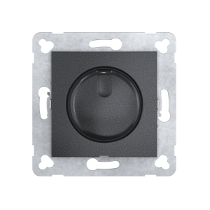 Диммер скрытой установки CADUCEUS ALING PRESTIGE поворотно-нажимной, LED 1-100Вт, универсальный, механизм