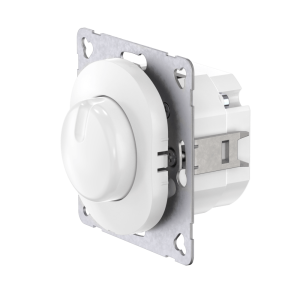 Диммер скрытой установки CADUCEUS ALING EON, поворотно-нажимной, LED 1-100Вт, универсальный, механизм