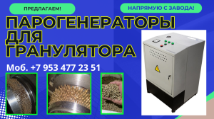 Парогенератор для гранулятора