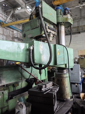 Станок радиально сверлильный 2а554 после ревизии