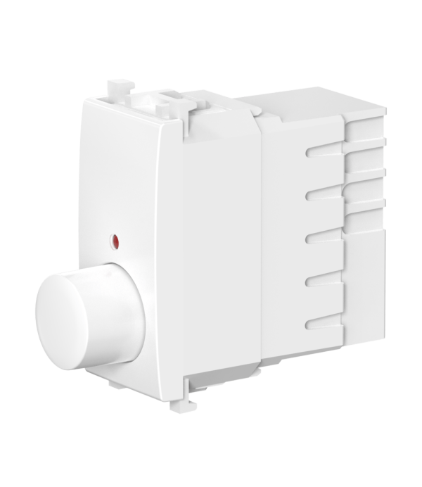 Диммер поворотно-нажимной для индуктивной нагрузки с индикацией 40-300ВА, 230В~, 1М