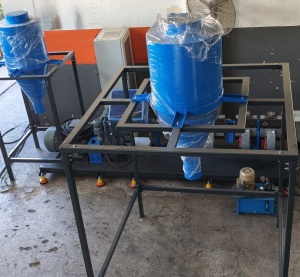 Линия воздушной грануляции полиэтилена (конический шнек Ø115–Ø80)