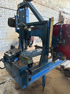 Ленточная пилорама МГ6500М с удлинённой рамой для брёвен 9 метров