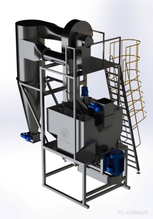 Установка КМА, кинетически-механической активации, сушилка компоста, сушилка помета