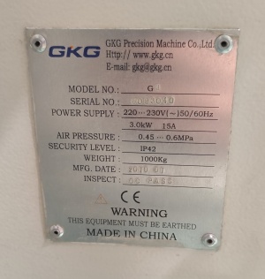 Трафаретный принтер SMT GKG G3