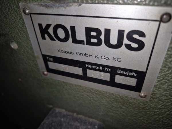 Крышкоделательная машина KOLBUS DA 36