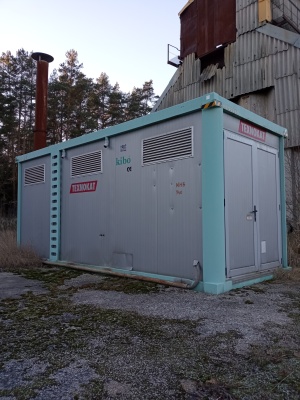 Энергоустановка для подогрева, отопления, при производстве ЖБИ