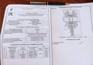 Заглушка поворотная Ду50Ру10 (обтюратор в сборе)