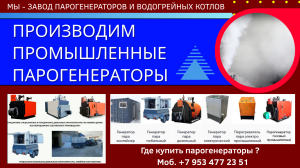 Парогенератор промышленный купить в Спб