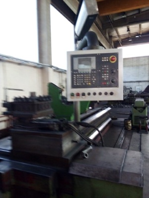 Токарный WOHLENBERG с ЧПУ 840D рмц 10000м диаметр обработки 1200мм