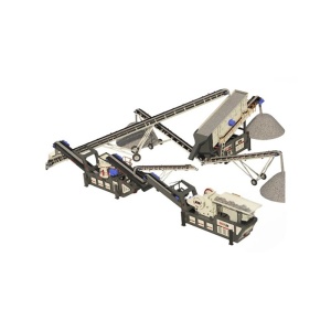 Дробильно-сортировочный комплекс с щековой дробилкой PE-300х500