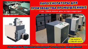 Парогенератор для производства промышленный