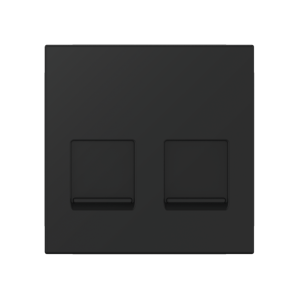 Адаптер CADUCEUS ALING HIDE, двойной для Keystone RJ12/RJ45/USB A-A/HDMI A-A, со шторками