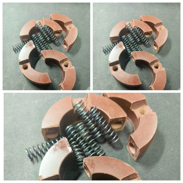 Комплект секторов с пружинами резцедержателей токарно-винторезного станка модели 16К20