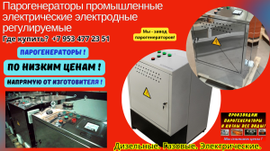Парогенераторы промышленные электрические электродные