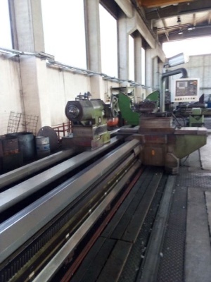 Токарный WOHLENBERG с ЧПУ 840D рмц 10000м диаметр обработки 1200мм