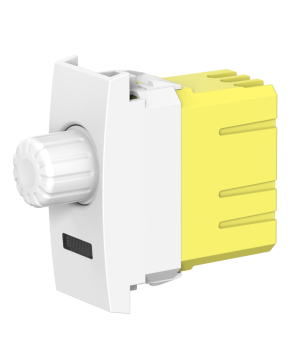 Диммер поворотно-нажимной для индуктивной нагрузки с индикацией 40-300ВА, 230В~, 1М