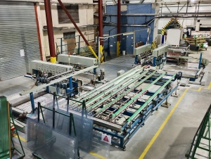 Линия четырехсторонней обработки стекла SELIM