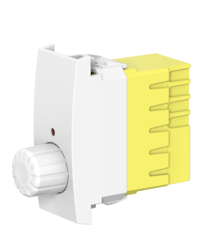 Диммер CADUCEUS ALING MODE для скрытой проводки, проходной, поворотно-нажимной, с индикацией, 40-300ВА, 230В~