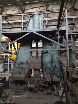 Молот штамповочный паровоздушный МВ 2145в комплекте с шаботом