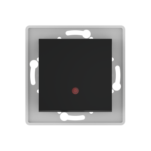 Выключатель скрытой установки CADUCEUS ALING PRESTIGE одноклавишный, с индикацией, 10АХ, 250В~, механизм