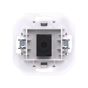 Розетка скрытой установки CADUCEUS ALING PRESTIGE компьютерная с модулем Keystone RJ45 8P8C, cat.6A, UTP, механизм